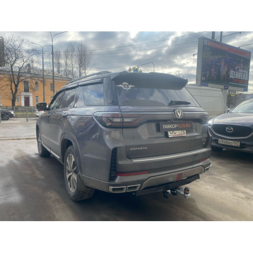 Фаркоп Motodor для CHANGAN CS95 2024- Арт. 97208 (с отсекателем выхлопных газов, бампер не греется)