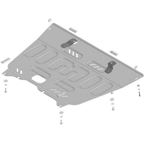 Защита Картера двигателя, КПП MOTODOR для Gac M8 2023-, Алюминий 4 мм - Арт. 347801