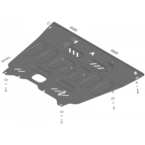 Защита Картера двигателя, КПП АвтоСтандарт для Gac M8 2023-, Сталь 45778 мм - Арт. 57802