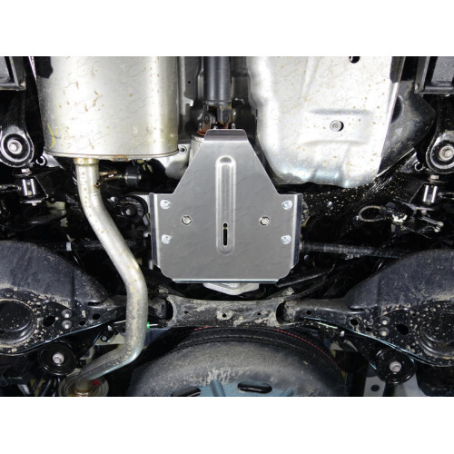 Защита Дифференциала ТСС для Toyota Highlander 2013-2020 (U50), Алюминий 4 мм - Арт. ZKTCC00297